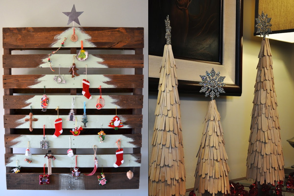 21 idées créatives pour faire un sapin de Noël différent et incroyable!