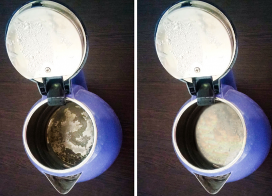Voici un truc facile pour éviter les taches de calcaire dans votre bouilloire!