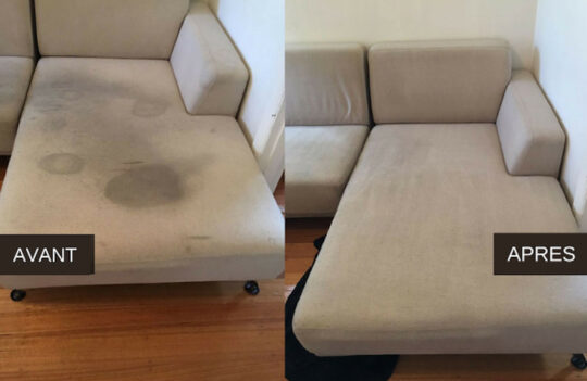 Ce truc est simplement miraculeux pour nettoyer un divan en tissu!