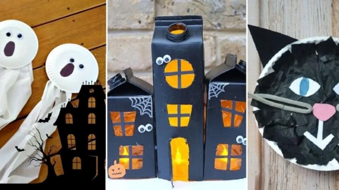 7 idées de bricolages d'Halloween à faire avec les enfants