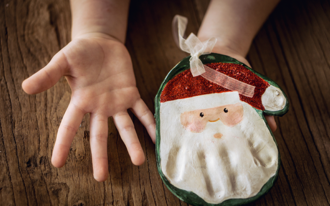 Père Noël en pâte à sel : Tutoriel DIY pour décorations de Noël