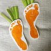 DIY Pâques : Transformez une empreinte de pied en une carotte