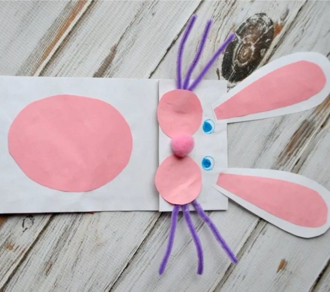 DIY : Créez un lapin de Pâques avec un sac en papier recyclé